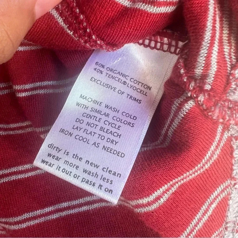 Toad&Co Size XS Profundo Hooded Tunic in Red Striped NEW! - Picture 5 of 7